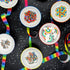 Acrylic Glitter Rainbow Shape Charms